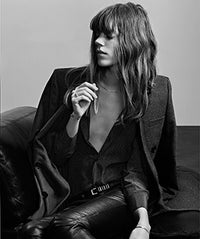 Here's Freja Beha Inside Hedi Slimane's Massive Saint Laurent Store op