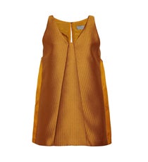Maiyet Pleated Hand-Woven And Silk-Sateen Dress, $1,225, available at Net-A-Porter. netaporter_FINAL