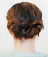 The Easiest Braided Updo You'll Ever Try braided-hairstyle-opener