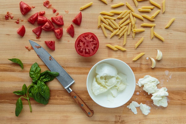 Perfect Penne With Basil & Mozzarella 