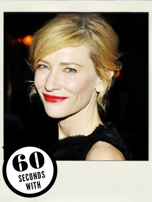 Cate Blanchett Interview - Cate Blanchett Skin Tips