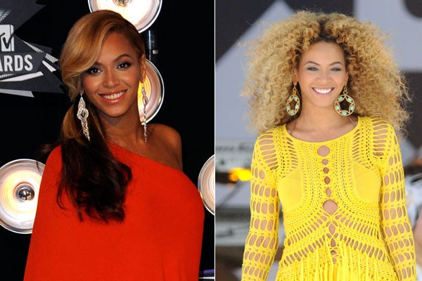 beyonce straight hairstyles