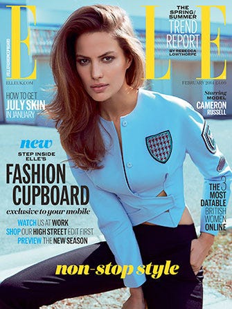 ELLE covers 2014