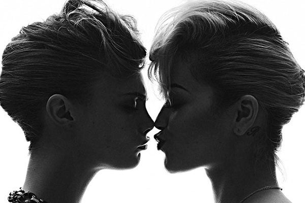 cara delevingne and rita ora gif