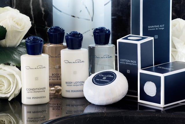 Oscar de la Renta Peninsula Hotel Products