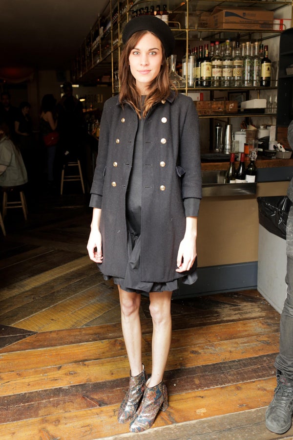 Alexa Chung Outfits-Byrne Notice Anniversary Party 2013