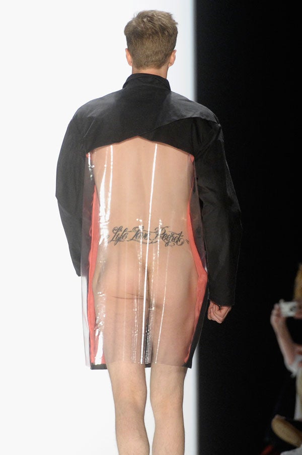 Nude Male Models On Runway