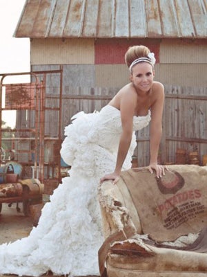 Toilet Paper Wedding Dress Charmin Bride Contest