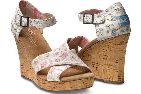 Toms sienna wedge online sandal