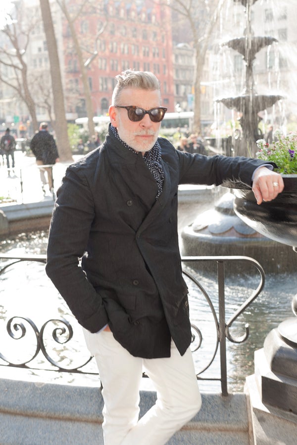 Nick Wooster’s Dark Denim Is As Dapper As He Is