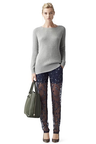 Reiss Sparkle Embellished Leggings