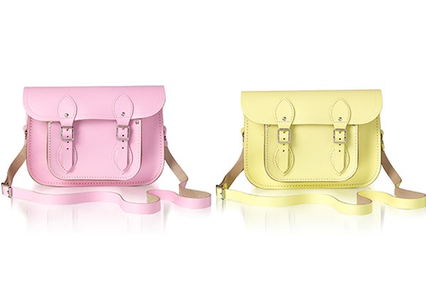 Pastel best sale satchel bag