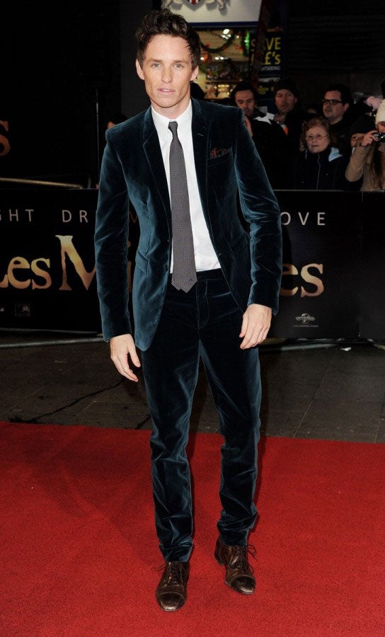 Eddie Redmayne Les Miserable London Premiere - Burberry