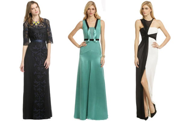 Rent The Runway Pop-Up 2013 - Inaugural Ball Dresses