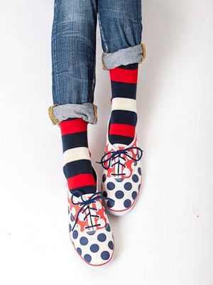 Keds Collaboration With Happy Socks - Polka Dot Trend